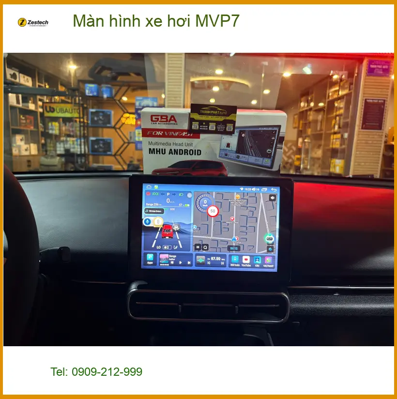 Anh Minh nâng cấp màn hình xe hơi MVP7 cho Hyundai Accent tại Quận 1. ảnh thực tế 4