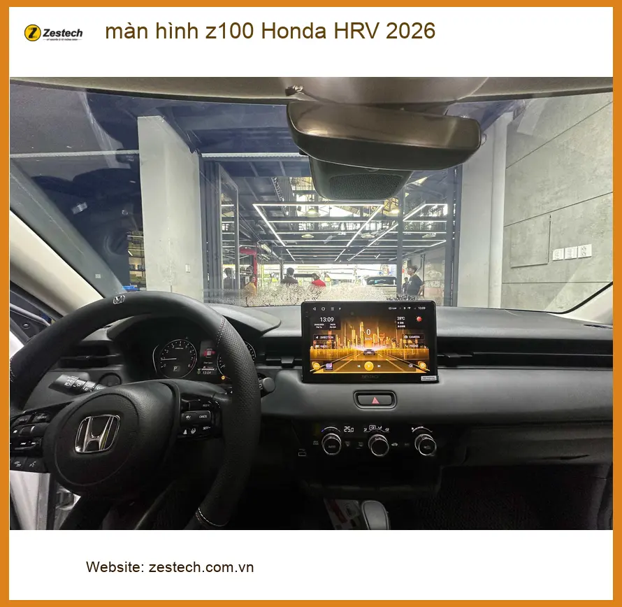 Anh Bách lắp màn hình Z100 cho Honda HRV 2026 tại Quận 8