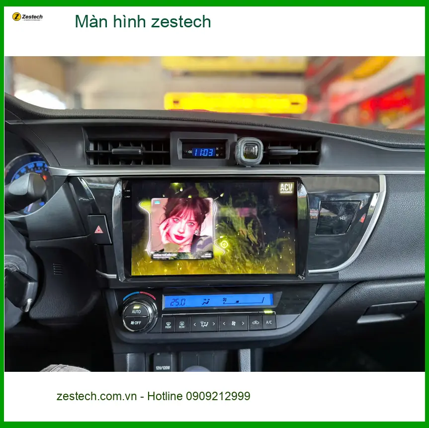 Anh Khang lắp màn hình Zestech cho Toyota Camry tại Quận Tân Bình ảnh thực tế 4