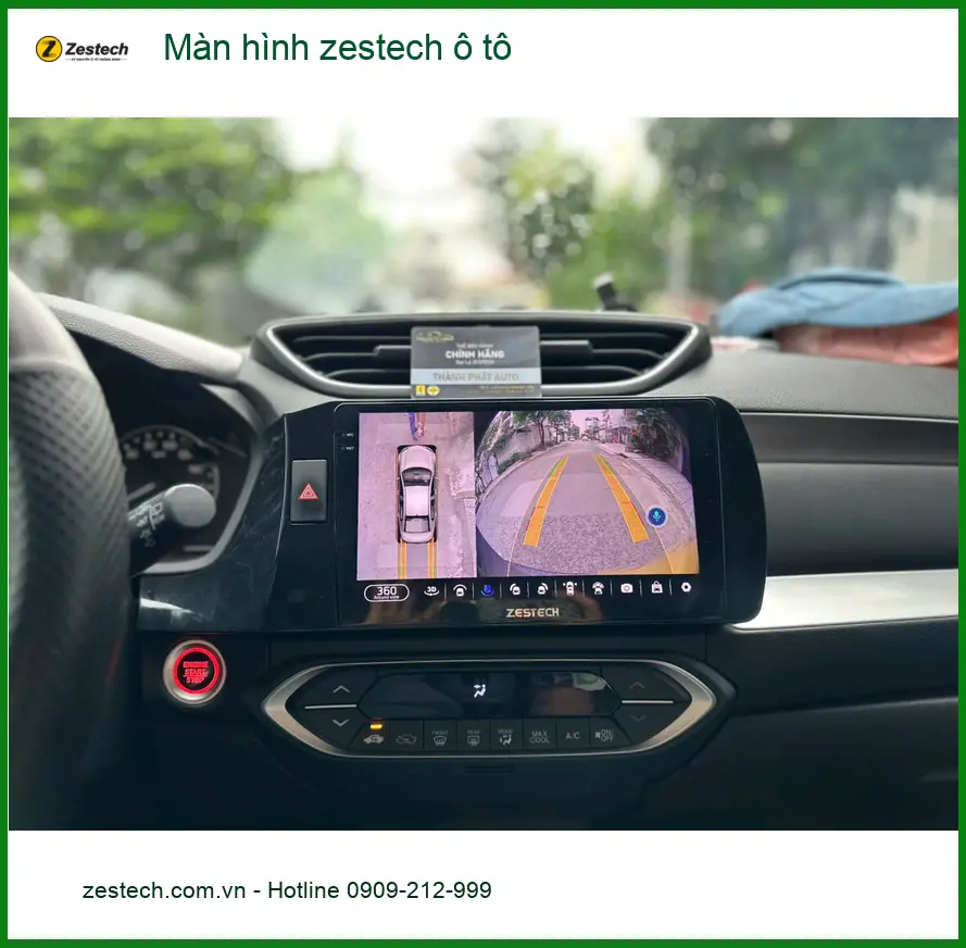 Anh Nam Phong lắp Màn hình Zestech ô tô cho Ford Ranger tại Quận Tân Phú ảnh thực tế 2