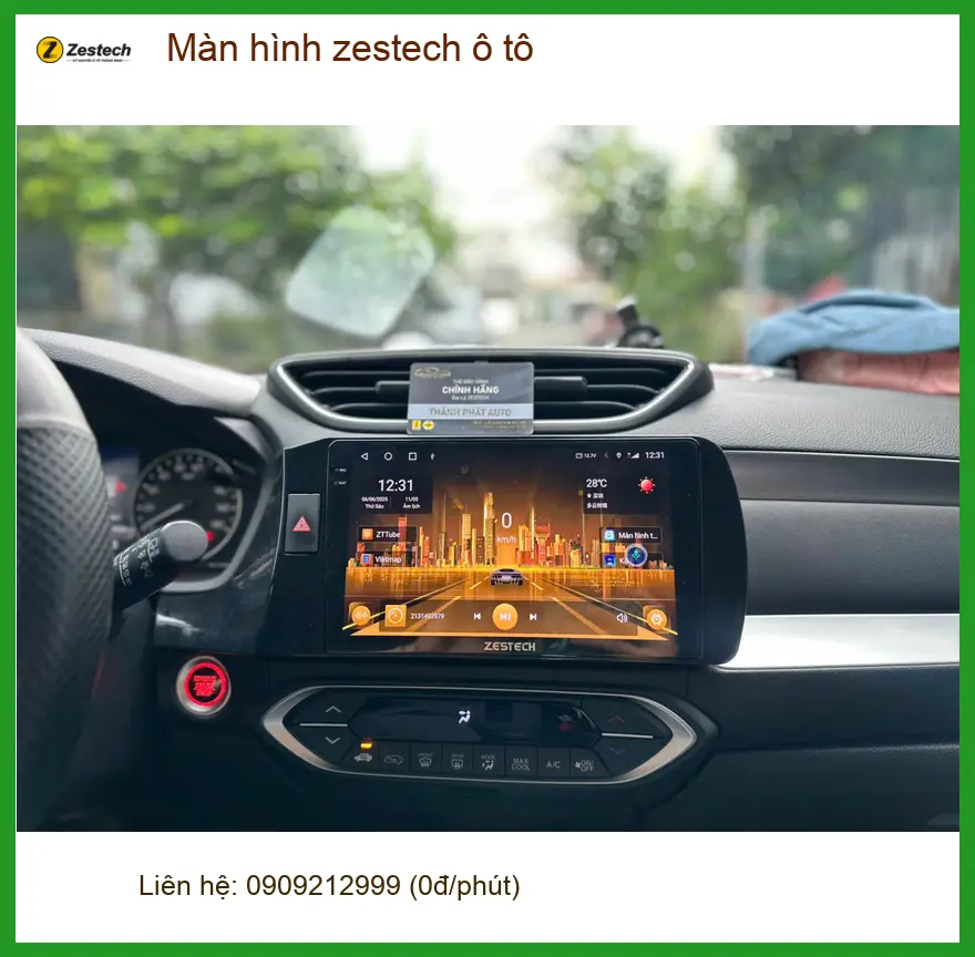 Anh Nam Phong lắp Màn hình Zestech ô tô cho Ford Ranger tại Quận Tân Phú ảnh thực tế 4