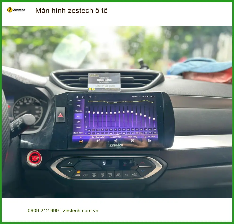 Chú Đức Anh lắp màn hình Zestech cho Kia K3 tại Quận 10 vì màn zin kém chức năng ảnh thực tế 5