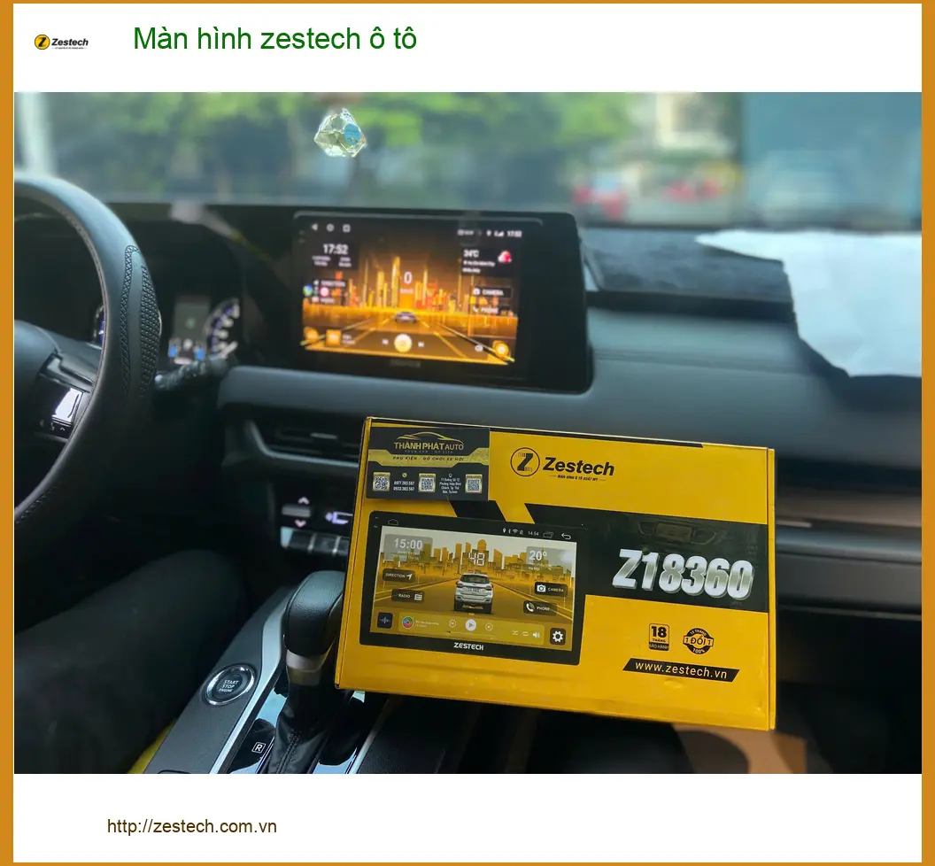 Chú Minh lắp màn hình Zestech ô tô cho Hyundai Accent tại Quận 9 vì màn zin quá lag