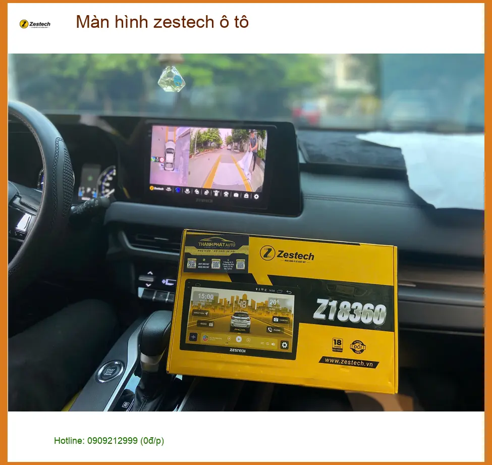 Chú Minh lắp màn hình Zestech ô tô cho Hyundai Accent tại Quận 9 vì màn zin quá lag ảnh thực tế 3