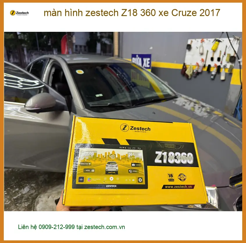 Anh Quý Lắp Màn Hình Zestech Z18 360 Xe Cruze 2017 Tại Quận Tân Phú