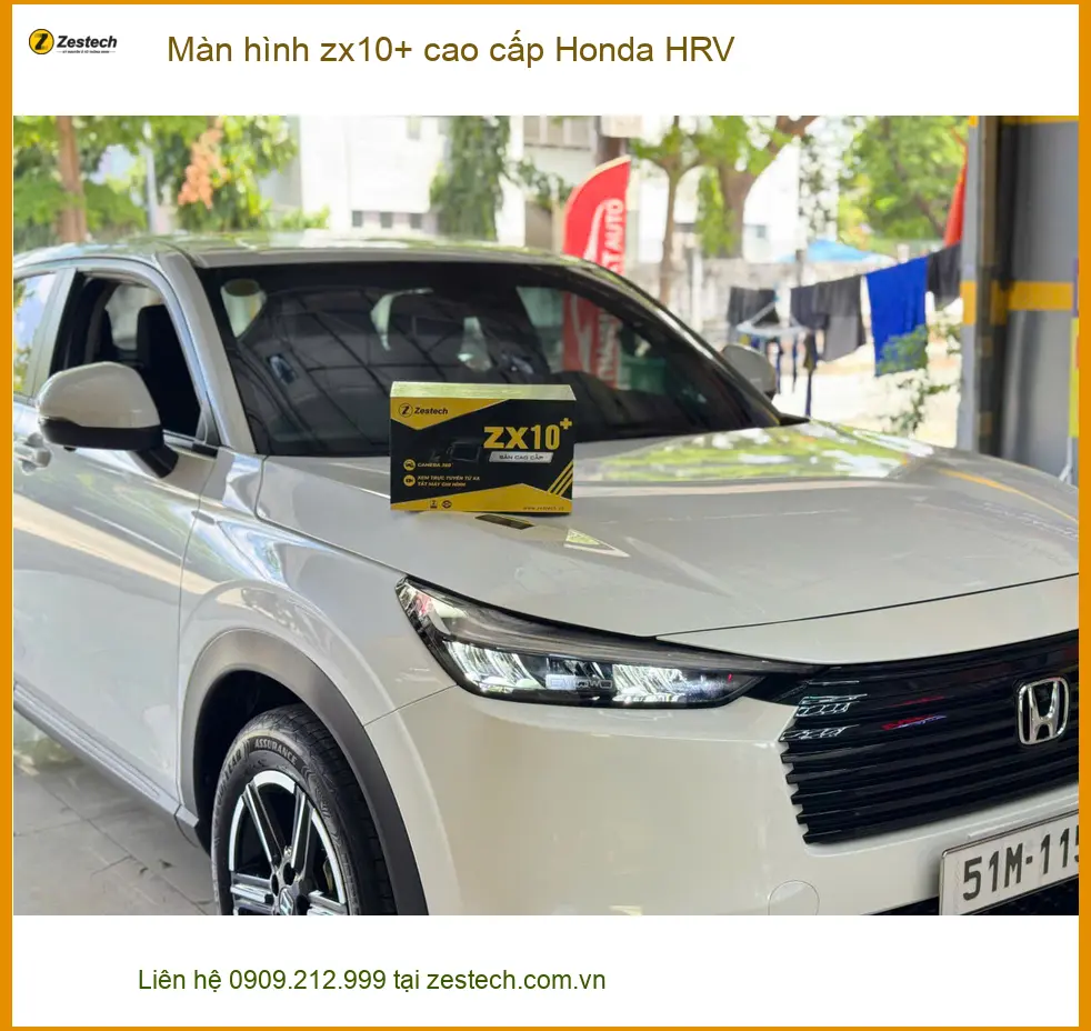 Anh Minh lắp màn hình ZX10+ cao cấp Honda HRV Quận Bình Tân giá tốt ảnh thực tế 3