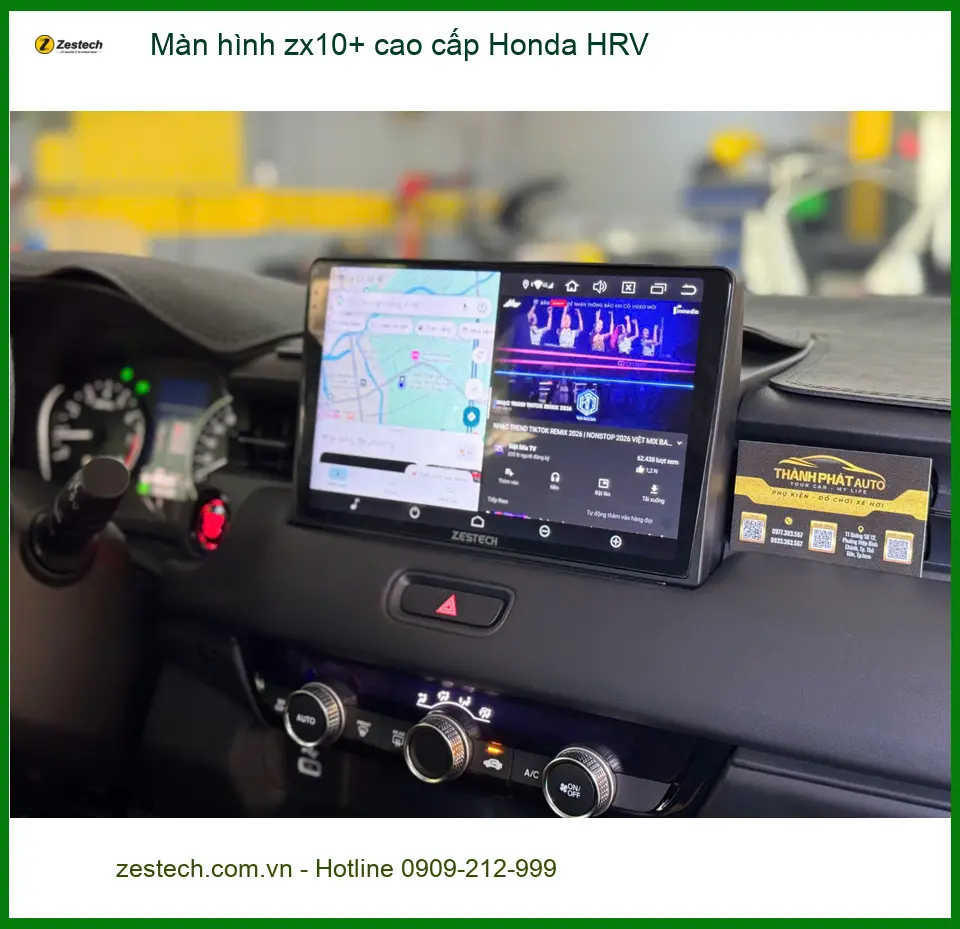 Anh Nam lắp màn hình ZX10+ cao cấp chính hãng cho Honda HRV tại Quận 10 ảnh thực tế 4