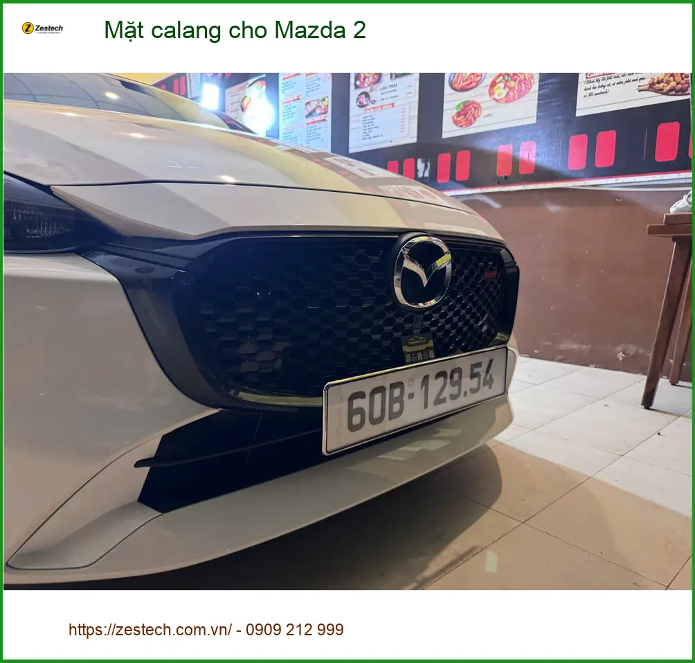 Anh Toàn nâng cấp mặt calang cho Mazda 2 tại Nhà Bè, tìm chỗ uy tín
