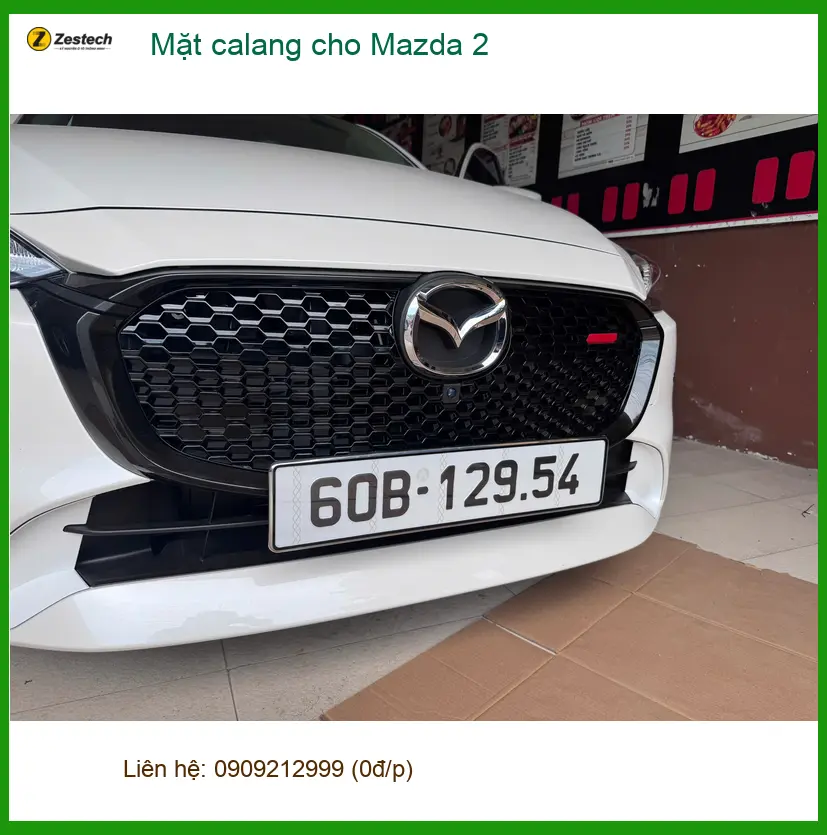 Anh Minh Khôi lắp mặt calang cho Mazda 2 tại Quận 12 vì muốn xe trông sang hơn ảnh thực tế 4