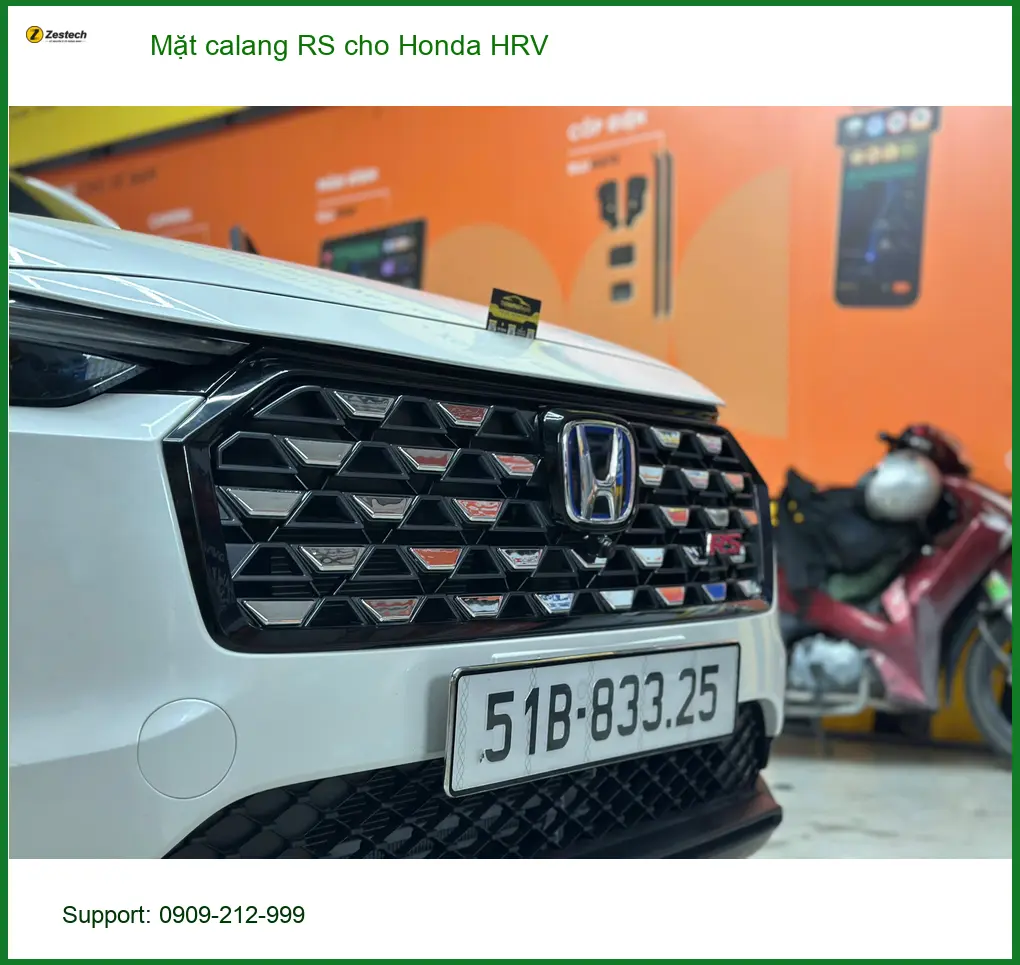 Anh Quang độ mặt calang RS cho Honda HRV tại Quận 2 để xe trông thể thao hơn ảnh thực tế 3