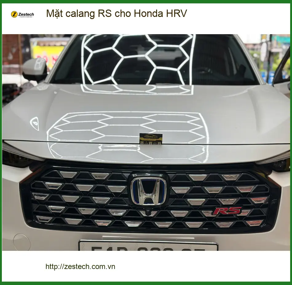 Bác Cường nâng cấp Mặt calang RS cho Honda HRV Quận 5, tăng vẻ thể thao