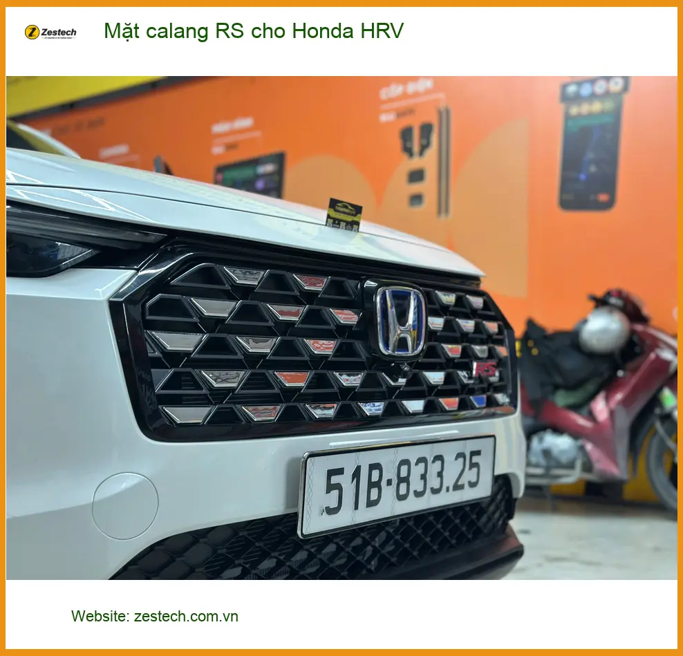 Bác Cường nâng cấp Mặt calang RS cho Honda HRV Quận 5, tăng vẻ thể thao ảnh thực tế 2
