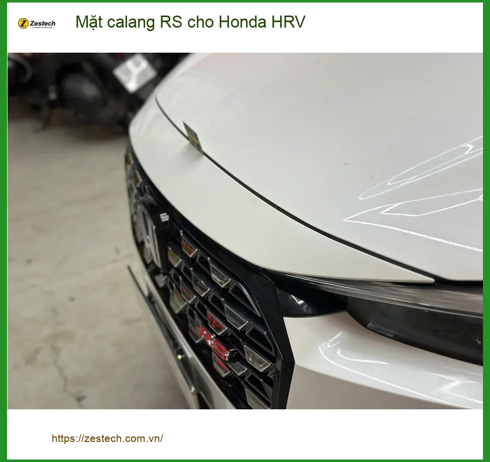 Bác Cường nâng cấp Mặt calang RS cho Honda HRV Quận 5, tăng vẻ thể thao ảnh thực tế 3