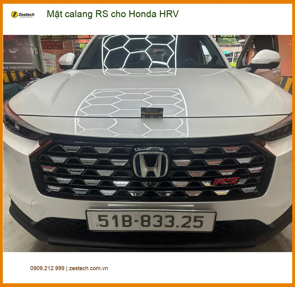 Bác Cường nâng cấp Mặt calang RS cho Honda HRV Quận 5, tăng vẻ thể thao ảnh thực tế 4