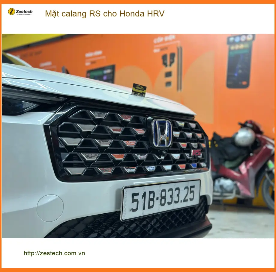 Anh Dũng độ Mặt calang RS cho Honda HRV tại Quận Thủ Đức để xe thêm phần thể thao ảnh thực tế 3