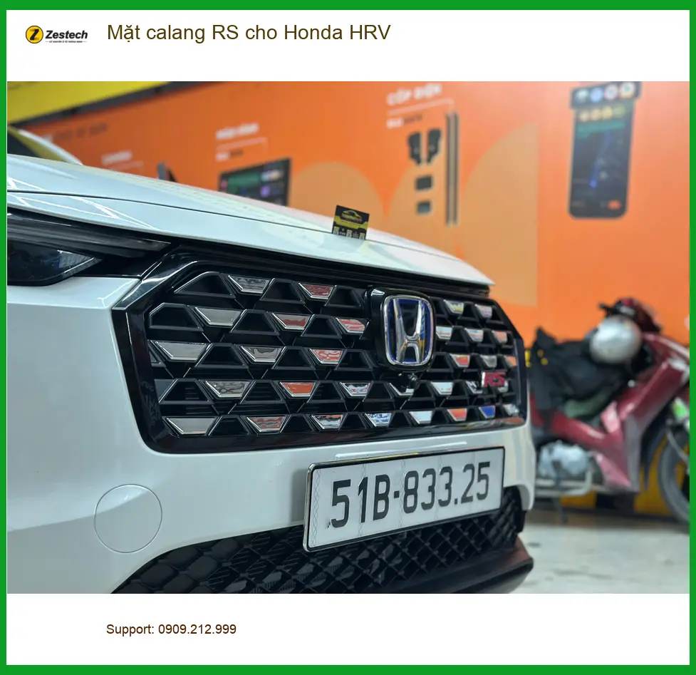 Anh Tấn độ Mặt calang RS cho Honda HRV Quận 9 để xe trông thể thao và cá tính hơn ảnh thực tế 5