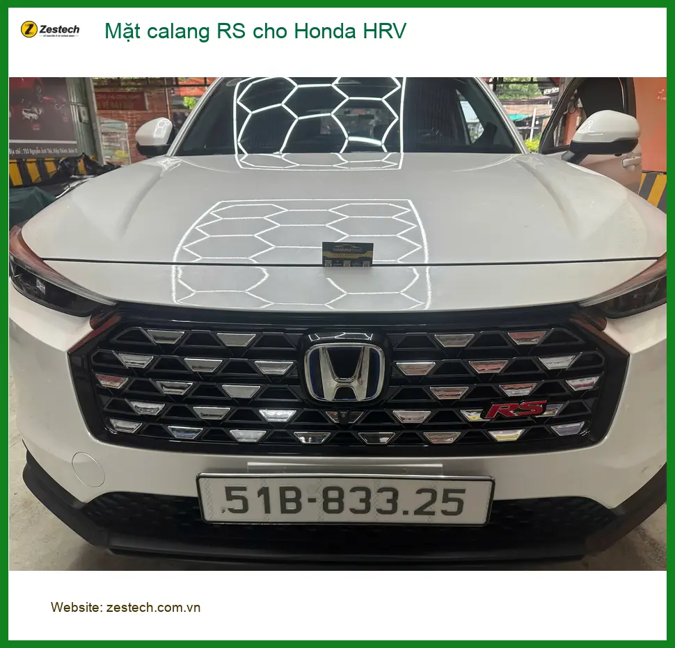 Chú Lâm độ Mặt calang RS cho Honda HRV tại Bình Chánh, xe trông cá tính hơn