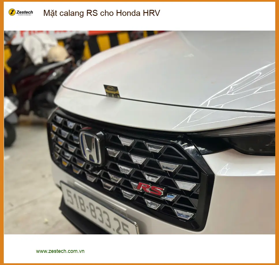 Chú Lâm độ Mặt calang RS cho Honda HRV tại Bình Chánh, xe trông cá tính hơn ảnh thực tế 3