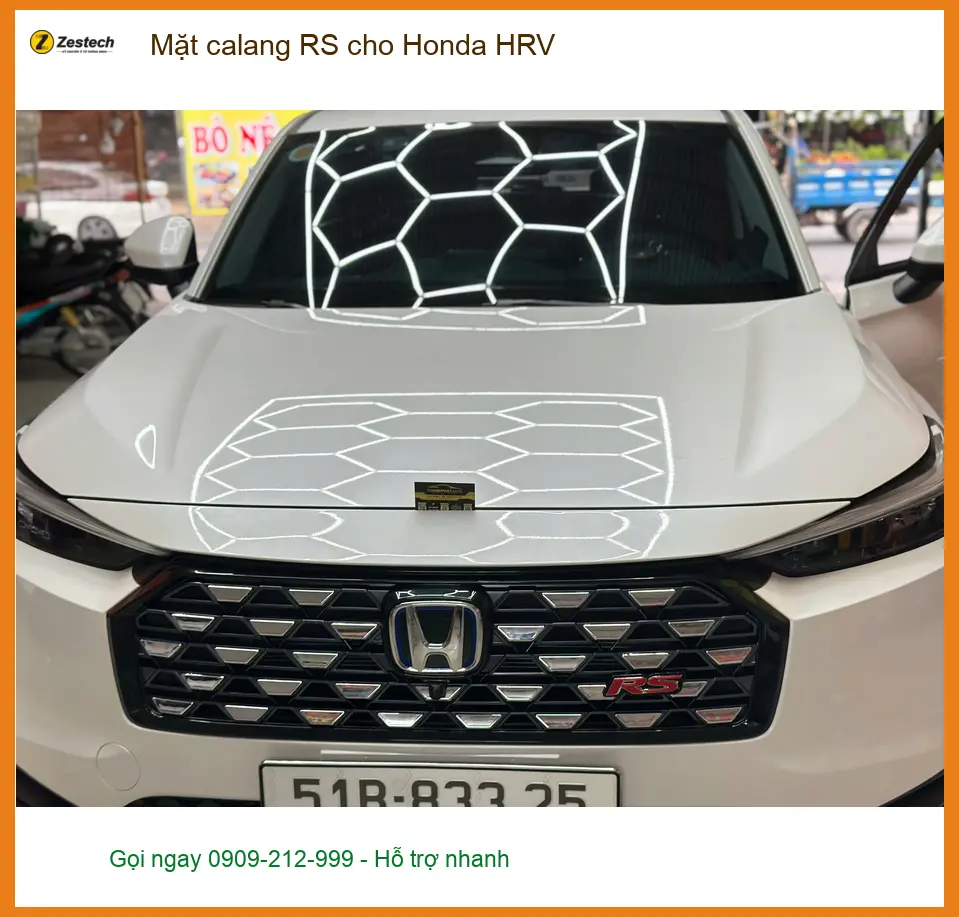 Chú Lâm độ Mặt calang RS cho Honda HRV tại Bình Chánh, xe trông cá tính hơn ảnh thực tế 4
