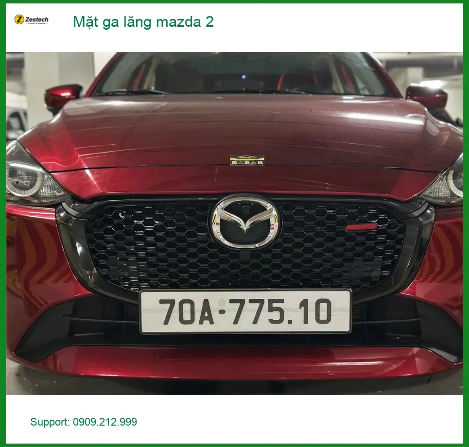 Anh Bảo độ Mặt ga lăng Mazda 2 tại Quận 2 để xe trông thể thao và sang trọng hơn