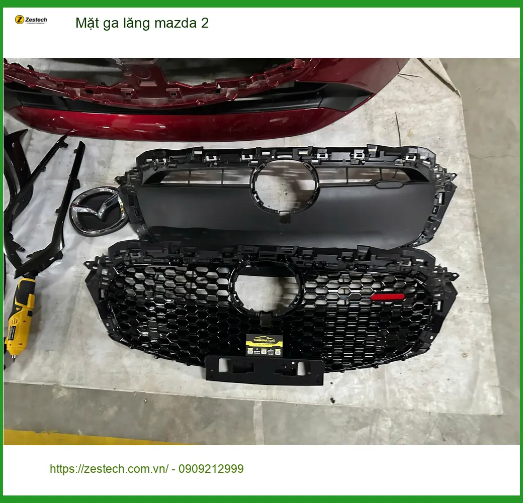 Anh Khải thay Mặt ga lăng Mazda 2 tại Quận 9 để thay thế mặt ga lăng cũ đã xuống cấp