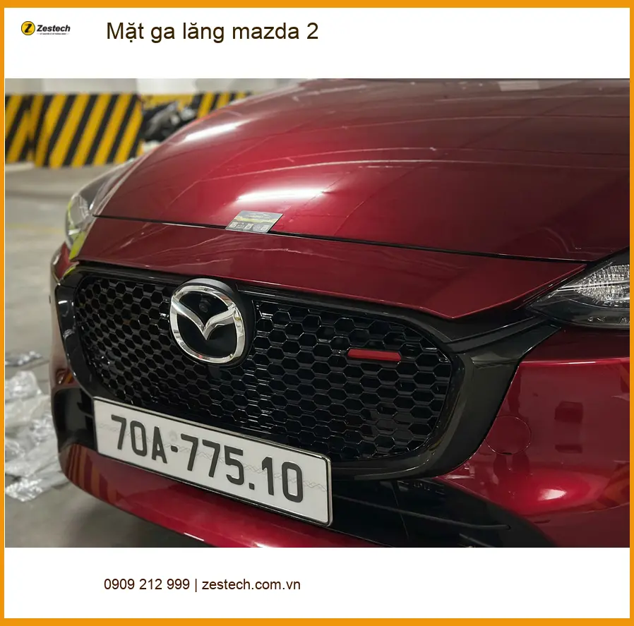 Anh Bảo độ Mặt ga lăng Mazda 2 tại Quận 2 để xe trông thể thao và sang trọng hơn ảnh thực tế 2