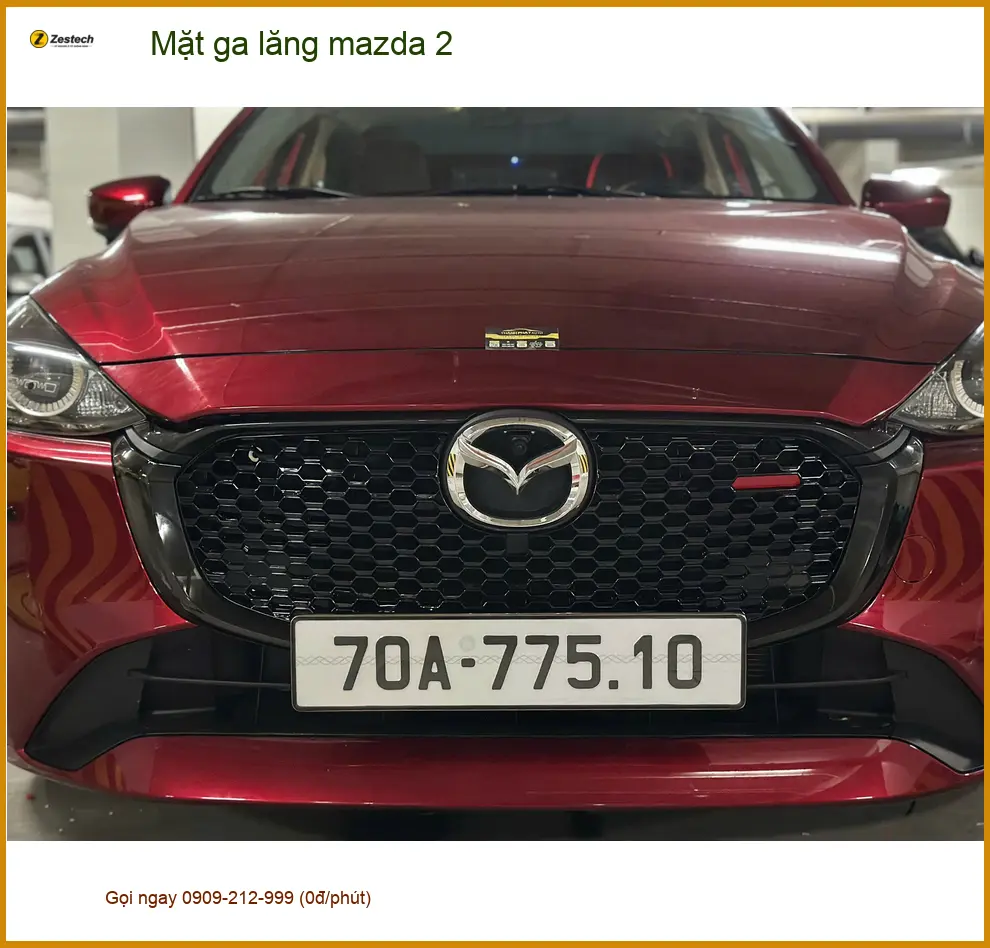 Anh Khải thay Mặt ga lăng Mazda 2 tại Quận 9 để thay thế mặt ga lăng cũ đã xuống cấp ảnh thực tế 2