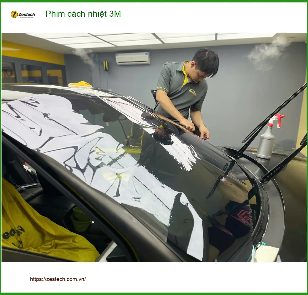 Chị Thảo dán phim cách nhiệt 3M cho Kia K3 tại Quận Bình Tân để xe mát hơn ảnh thực tế 2