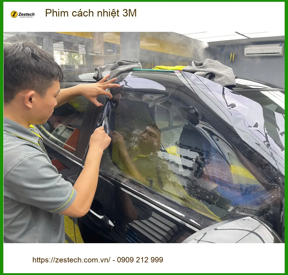 Chị Thảo dán phim cách nhiệt 3M cho Kia K3 tại Quận Bình Tân để xe mát hơn ảnh thực tế 3