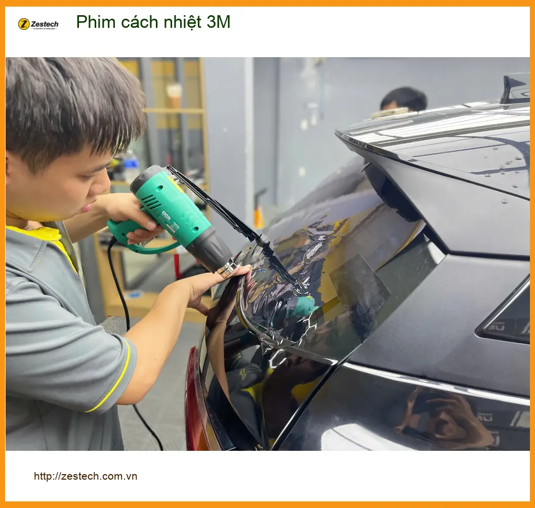 Chị Thảo dán phim cách nhiệt 3M cho Kia K3 tại Quận Bình Tân để xe mát hơn ảnh thực tế 4