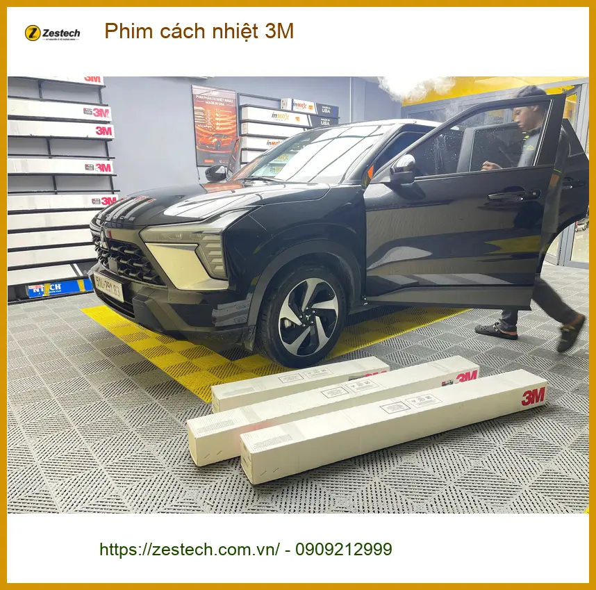 Chị Thảo dán phim cách nhiệt 3M cho Kia K3 tại Quận Bình Tân để xe mát hơn ảnh thực tế 5