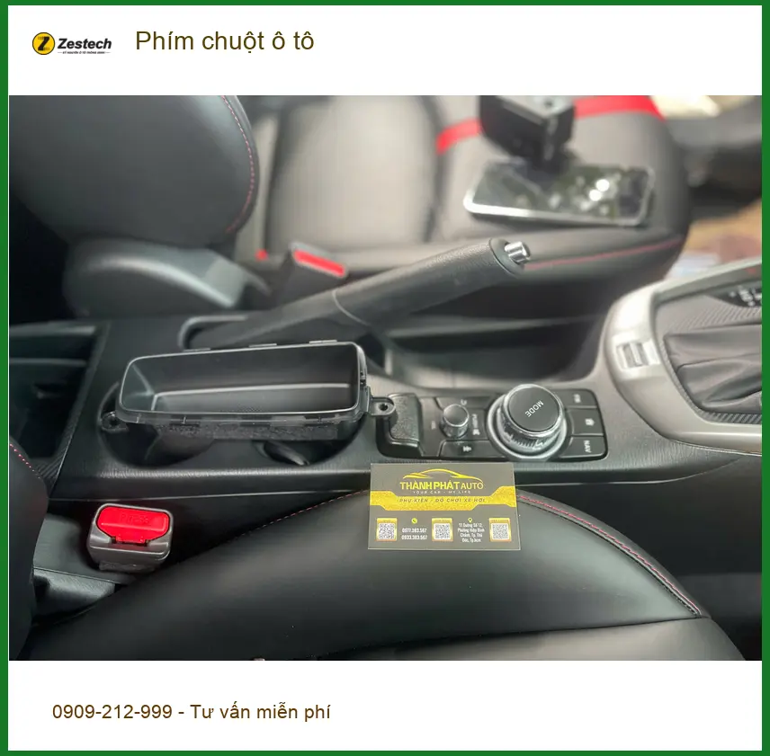 Chị Vân lắp phím chuột ô tô cho Toyota Raize tại Quận Thủ Đức tiện lợi hơn ảnh thực tế 4