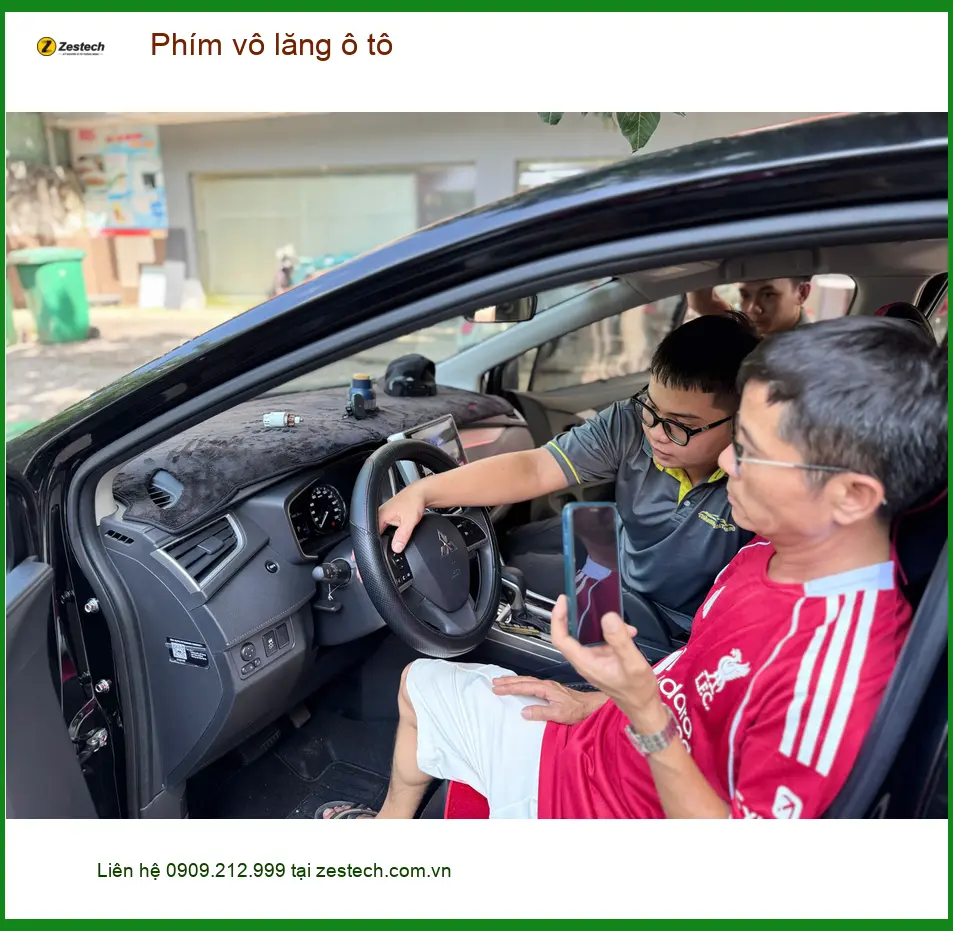 Chị Mai Anh lắp phím vô lăng ô tô cho Hyundai Accent tại Quận 2 vì nút cũ bị liệt ảnh thực tế 5