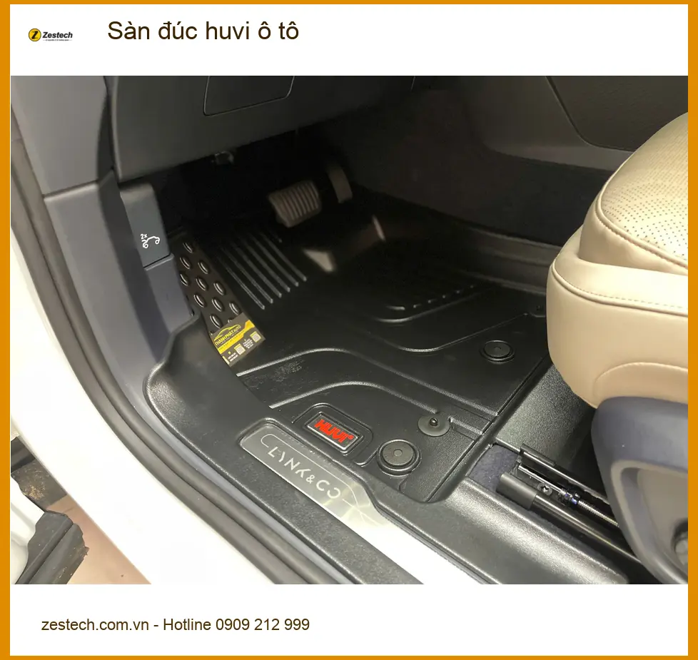 Chị Hằng lắp sàn đúc huvi ô tô cho Honda CR-V ở Quận 12, sạch sẽ ảnh thực tế 2