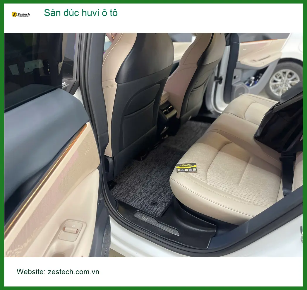 Chị Hằng lắp sàn đúc huvi ô tô cho Honda CR-V ở Quận 12, sạch sẽ ảnh thực tế 3