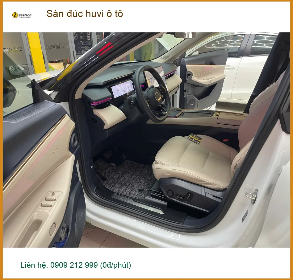 Chị Hằng lắp sàn đúc huvi ô tô cho Honda CR-V ở Quận 12, sạch sẽ ảnh thực tế 4