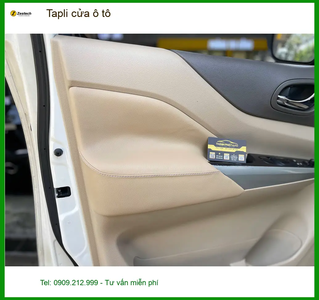 Anh Quang bọc Tapli cửa ô tô Hyundai Accent Quận Phú Nhuận vì tapli cũ đã xuống cấp ảnh thực tế 3