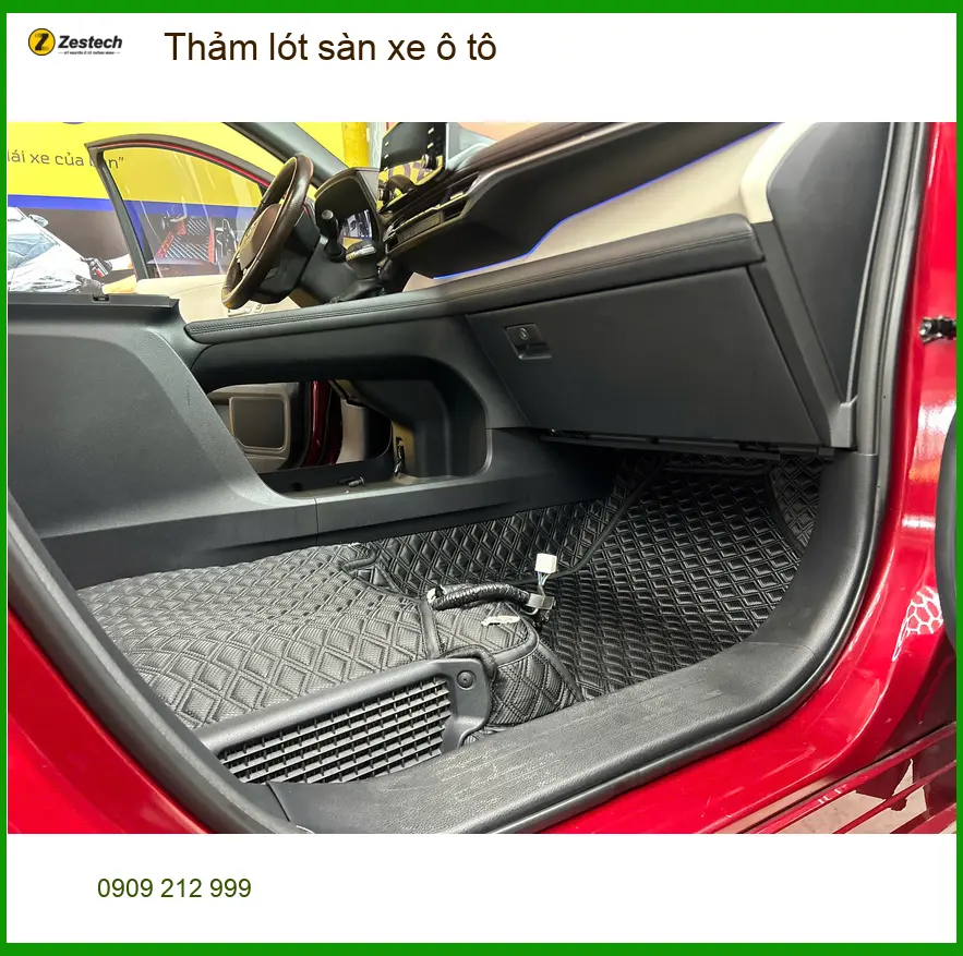 Chú Lộc thay thảm lót sàn ô tô Hyundai Accent tại Hóc Môn để giữ nội thất luôn sạch ảnh thực tế 2