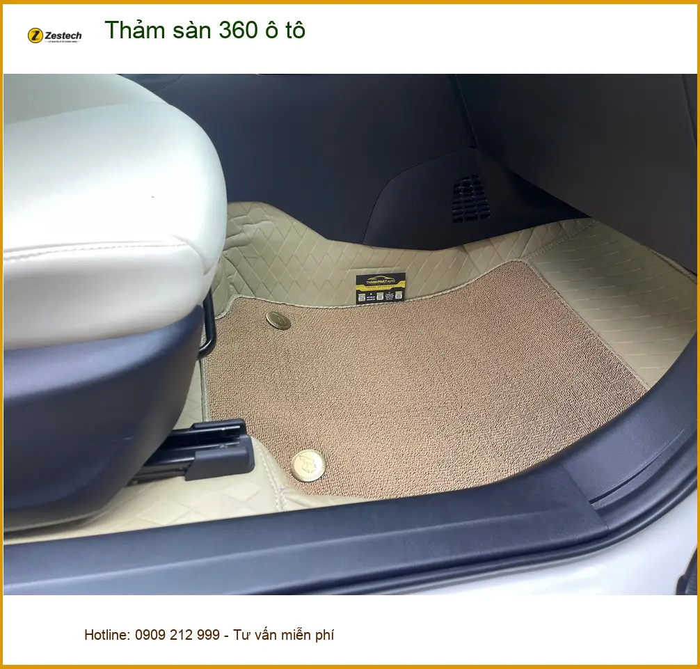 Anh Quang lắp thảm sàn 360 Hyundai Santa Fe tại Quận 2 cho xe luôn sạch ảnh thực tế 4