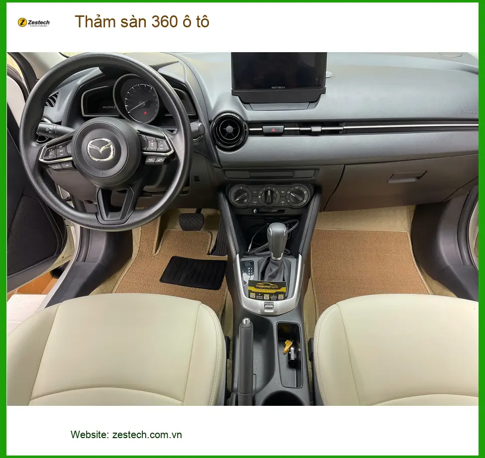 Chị Minh Thư thay thảm sàn 360 ô tô cho Ford Ranger Quận 6 thảm cũ rách ảnh thực tế 4
