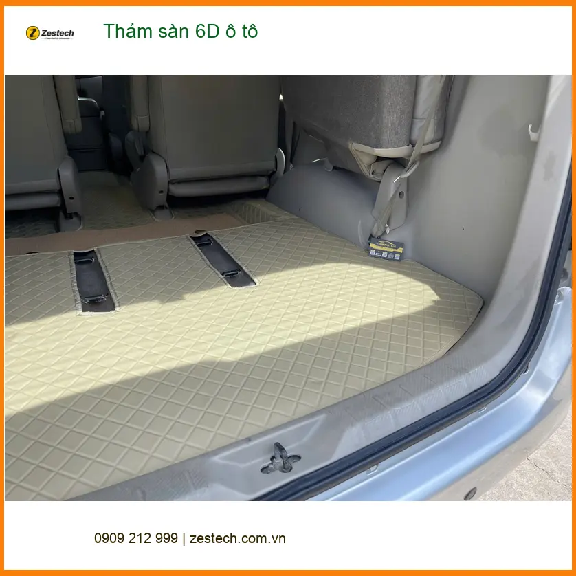 Chị Thảo thay thảm sàn 6D ô tô cho Hyundai Kona tại Quận 9 để nội thất xe luôn sạch đẹp ảnh thực tế 3