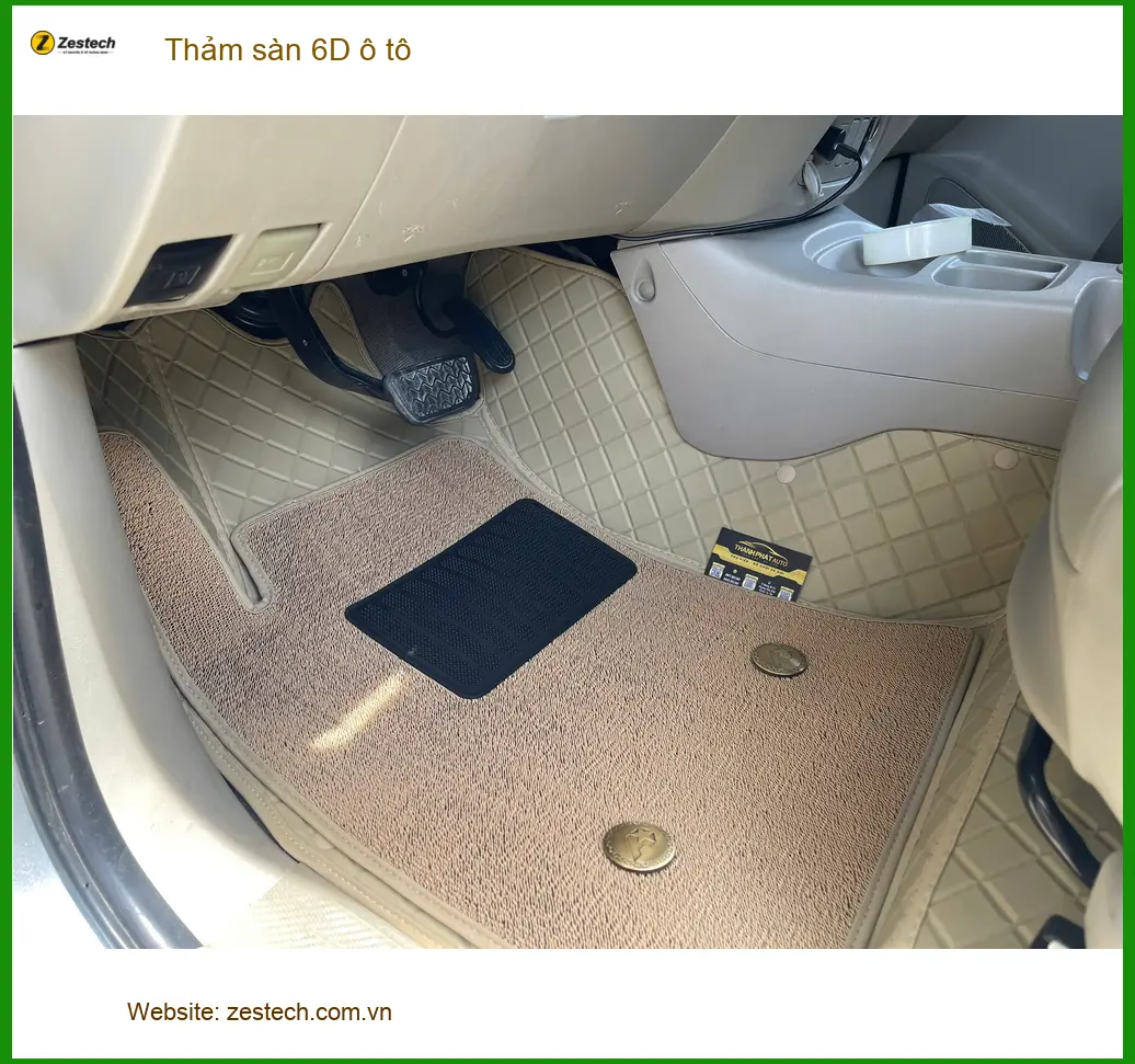 Anh Minh lắp thảm sàn 6D ô tô Mitsubishi Triton tại Quận 12 giá tốt