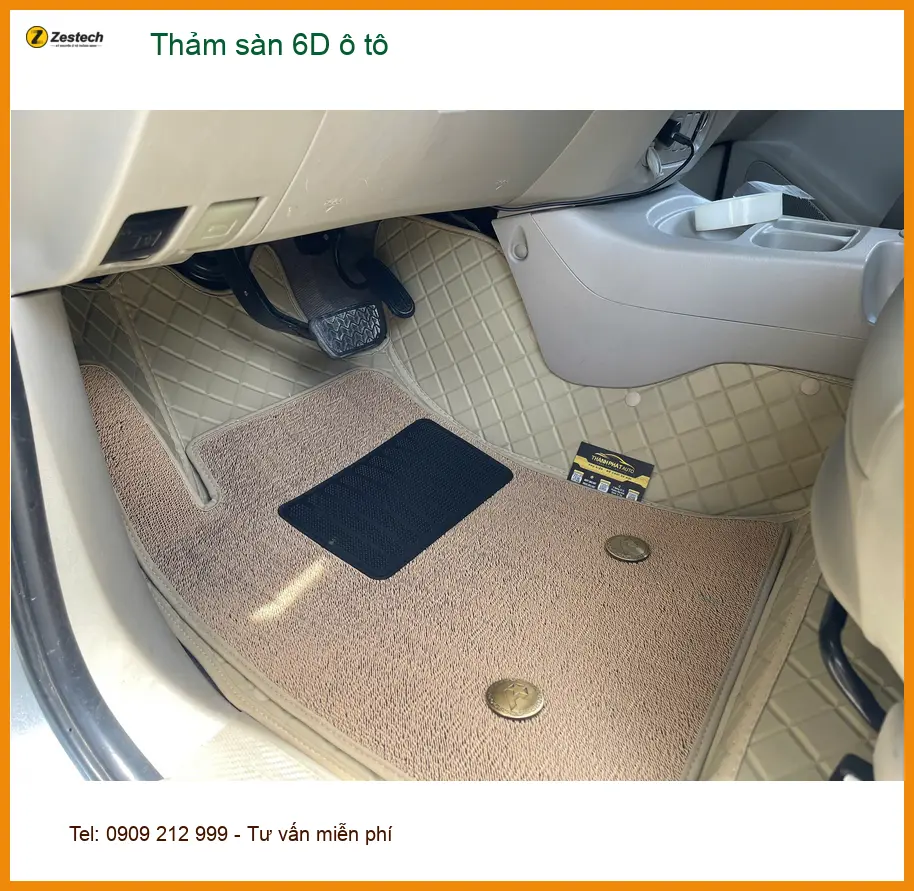 Anh Bách lắp thảm sàn 6D ô tô cho Honda HR-V tại Quận 2 ảnh thực tế 4