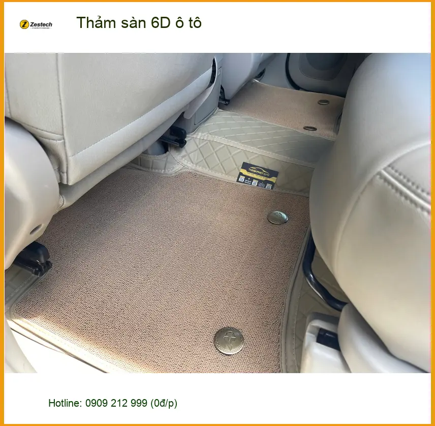 Anh Tùng lắp thảm sàn 6D ô tô cho Honda CRV tại Quận Thủ Đức để nội thất luôn sạch đẹp ảnh thực tế 3
