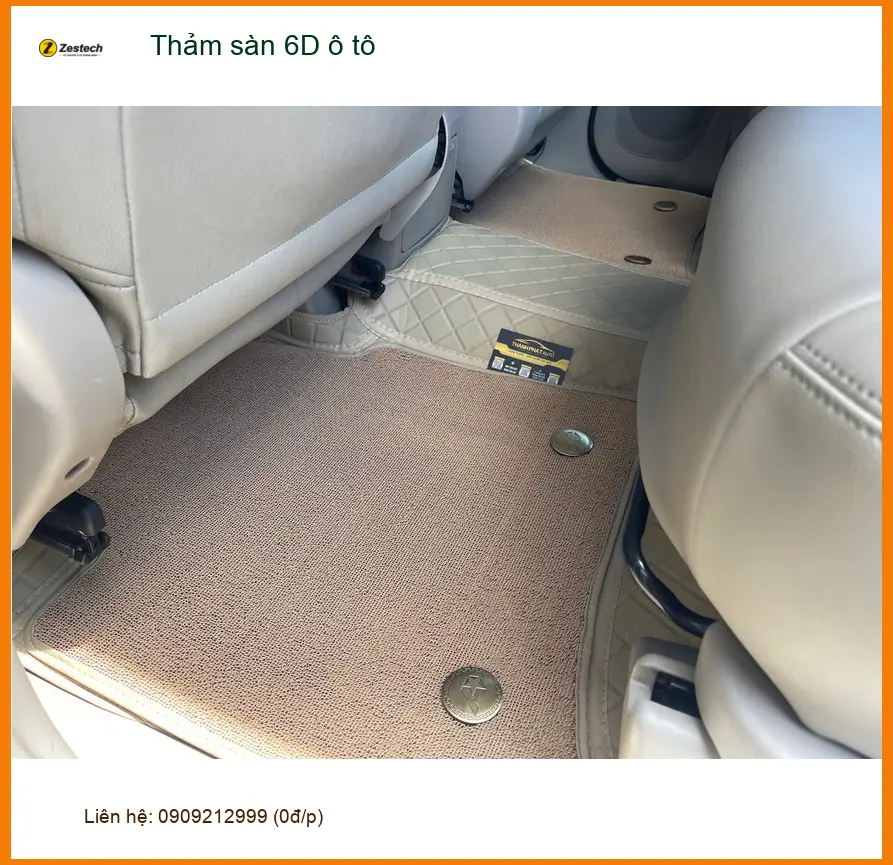 Anh Tùng lắp thảm sàn 6D ô tô cho Honda CRV tại Quận Thủ Đức để nội thất luôn sạch đẹp ảnh thực tế 4