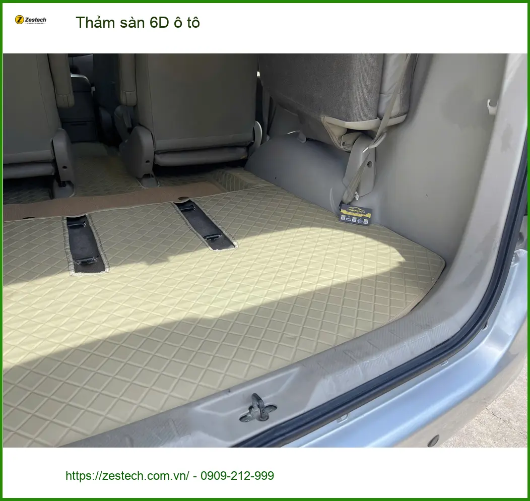 Chị Thảo lắp thảm sàn 6D ô tô Honda CR-V tại Cần Giờ giữ xe luôn sạch ảnh thực tế 3