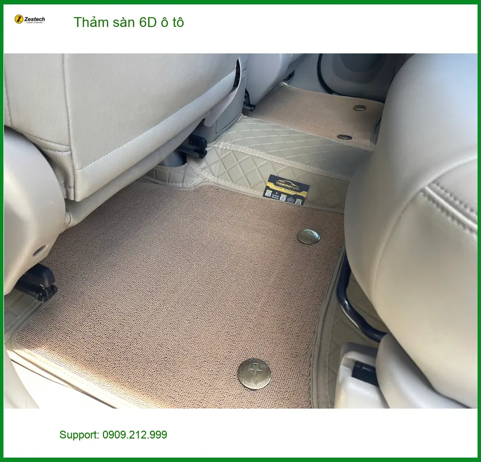 Chị Thảo lắp thảm sàn 6D ô tô Honda CR-V tại Cần Giờ giữ xe luôn sạch ảnh thực tế 5
