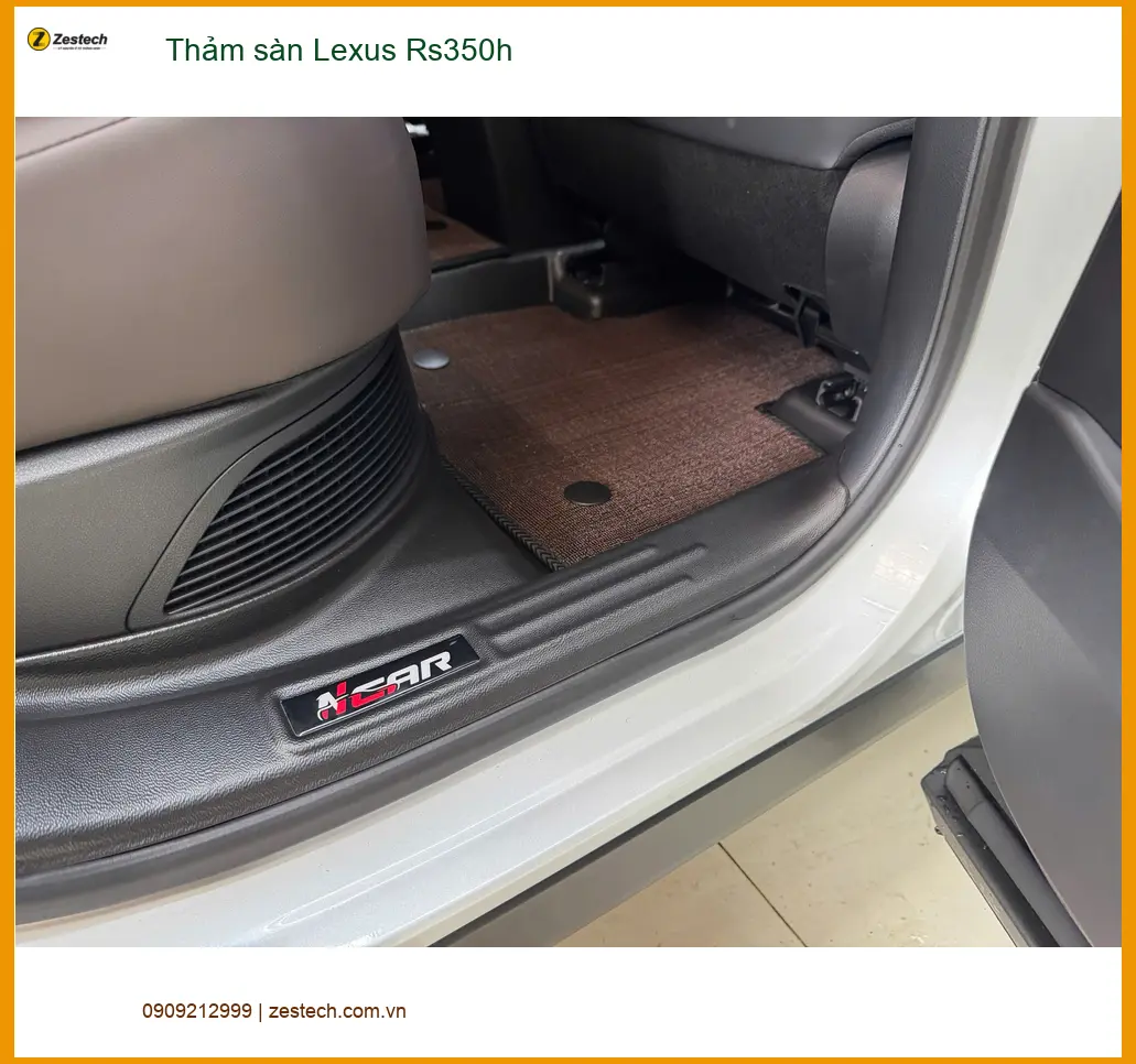 Chị Thuỷ tìm mua thảm sàn Lexus Rs350h ở Quận Gò Vấp, muốn loại bền đẹp ảnh thực tế 2