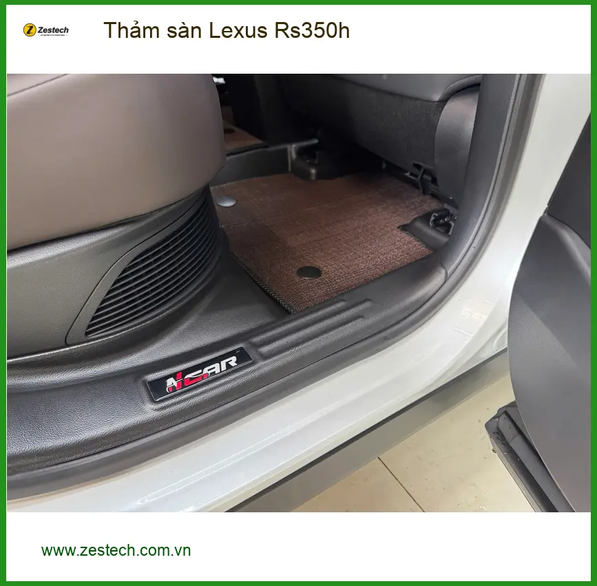 Anh Thắng lắp thảm sàn Lexus Rs350h tại Tân Bình giữ xe luôn sạch
