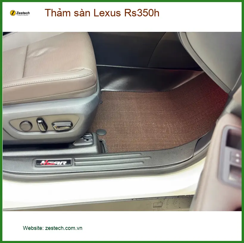 Anh Thắng lắp thảm sàn Lexus Rs350h tại Tân Bình giữ xe luôn sạch ảnh thực tế 2